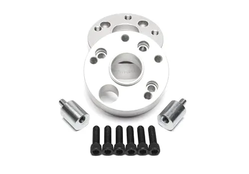 Adapterscheiben Lochkreisadapter aus Hochfestigkeitsaluminium gefertigt inklusive Schrauben zur Befestigung der Adapterscheiben X-Parts 4x100 auf 5x112 NLB 57,1mm (40mm)