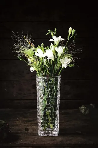 Nachtmann Bossa Nova Tischvase 28 cm in weiß von Nachtmann