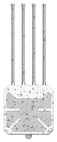 7links Outdoor WLAN Repeater: Wetterfester Outdoor-WiFi-6-Repeater, bis 3.000 Mbit/s, Dual-Band (WLAN außen, Garten, Verstärker)