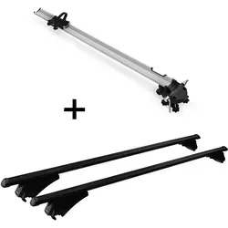 Fahrradträger Bike Pro + Relingträger Tiger Alu XL für Suzuki Sx4 S-Cross