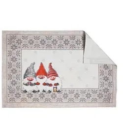 texpot Tischdecke Tischläufer Druck Weihnachtswichtel Wichtel (1-tlg) bunt rechteckig | 40 cm x 140 cm
