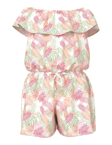 Nkfvinaya Ss Playsuit Fffff Noos in weiß von NAME IT