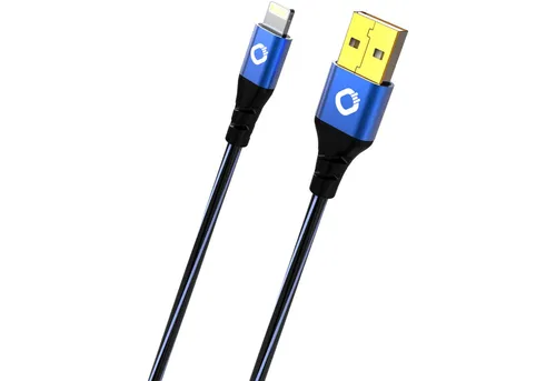 Oehlbach USB Plus LI - Hochwertiges Lightning-Kabel für iPhone & iPad - Lightning-Kabel für iPhone & iPad, 50cm lang, mit 24 Karat vergoldeten Steckern und einer maximalen Datenrate von 40MB/s. Ideal für schnelle und zuverlässige Verbindungen.