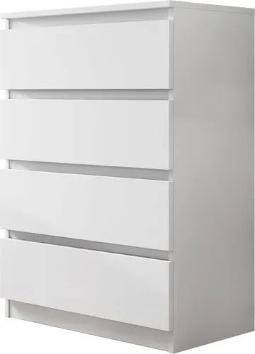 Kommode Malwa M4 mit 4 Schubladen - Elegante Kommode mit 4 Schubladen aus hochwertiger Laminatplatte, ideal für Diele, Flur oder Wohnzimmer. Exklusiv bei MIRJAN24 erhältlich.