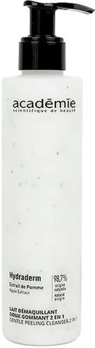 Académie Hydraderm Lait Démaquillant Doux Gommant 2 en 1 200 ml - Reinigungsmilch & Cremes für das Gesicht, sanfte 2-in-1 Reinigung und Peeling für ein strahlend frisches Hautbild.