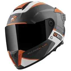 FC-Moto Motorradhelm Hawk EVO-X mit Sonnenvisier in orange von FC-Moto