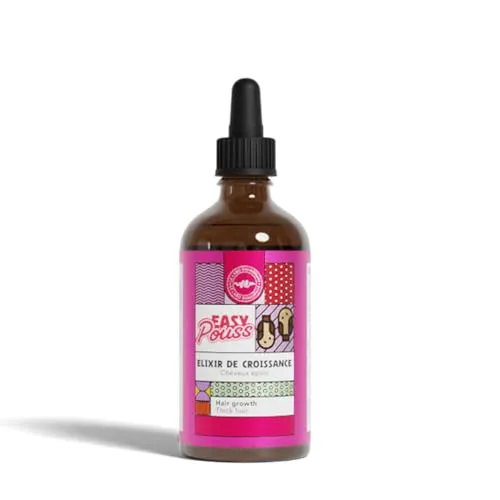 Shandrani Easy Pouss Paris Hair Growth Elixir for Thick Hair, Strengthens Roots for Healthy Hair, Suitable for Thick, Kinky Hair 100ml