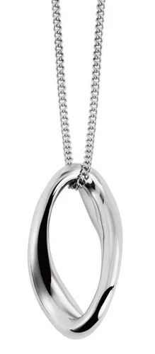 AKZENT Kette mit Anhänger Edene Akzent Edelstahlkette mit Anhänger, 45 + 5 cm (Einzeln), Damen Kette mit Anhänger