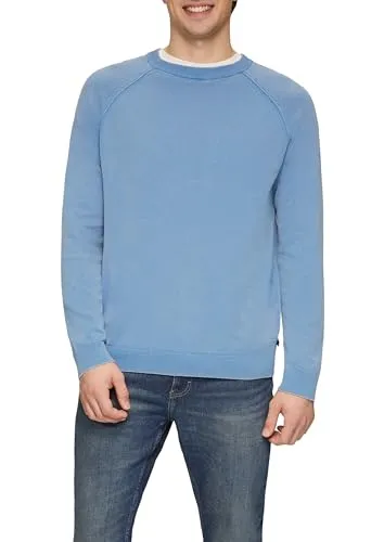 Pullover mit Crew Neck - Klassischer Pullover mit Crew Neck-Ausschnitt und langen Ärmeln, ideal für den Alltag. Die Rippbündchen sorgen für einen bequemen Sitz. Perfekt kombinierbar für vielseitige Looks.