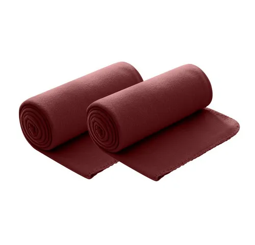 Wohndecke Polar-Fleece, wometo, OEKO-TEX®, 2 Fleecedecken mit Kettel-Rand & Anti-Pilling