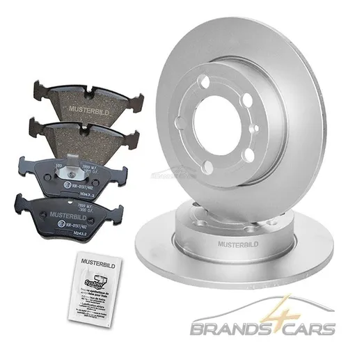 Produktbild ATEC BREMSSCHEIBEN VOLL Ø239 + BELÄGE HINTEN FÜR AUDI A3 SKODA OCTAVIA VW GOLF 4