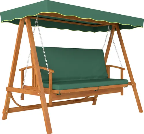 Outsunny Hollywoodschaukel mit Liegefunktion