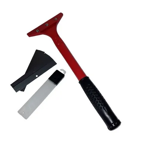 Tapetenschaber Bodenschaber Teppichschaber Metall inkl 5 Ersatzklingen 10cm