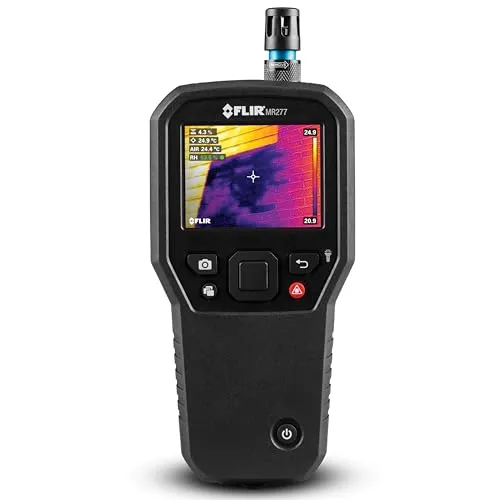 FLIR MR277 Feuchtigkeitsmesser - Feuchtigkeitsmessgeräte mit MSX IR-Kamera und Hygrometer für präzise Gebäudeinspektionen und schnelle Fehlerdiagnose.
