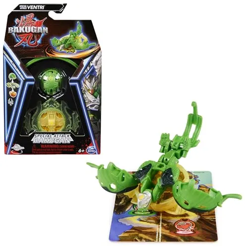 Bakugan 3.0 Special Attack 1er Pack - Ventri, individuell zusammenstellbare Actionfigur mit Charakterkarte zum Sammeln, für Kinder ab 6 Jahren