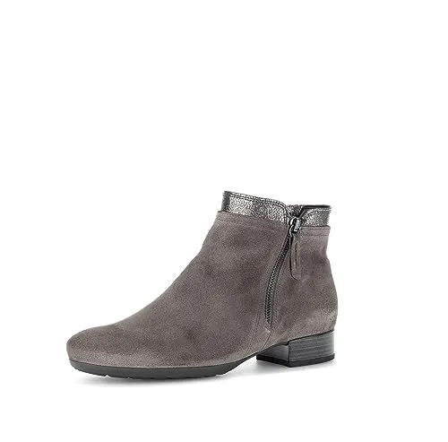 Gabor Chelseaboots braun 40 EU (6,5 UK) - Wanderschuhe aus braunem Wildleder mit 3 cm Absatzhöhe, ideal für Komfort und Stil im Alltag. Perfekt für Herbst und Winter!