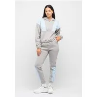 Tom Barron Zweifarbiger Damen-Trainingsanzug mit halbem Reißverschluss - Stylischer Damen-Trainingsanzug im modernen Design, ideal für Training und Freizeit. Bequeme Passform und atmungsaktives Material sorgen für hohen Tragekomfort.