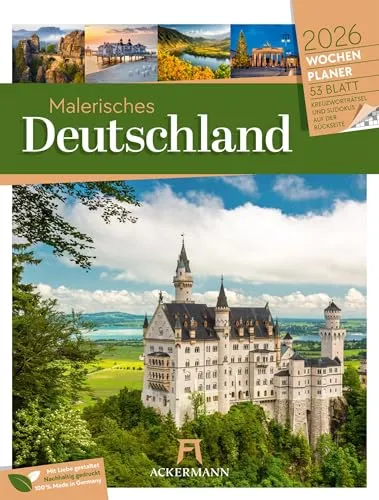 Malerisches Deutschland Wochenplaner Kalender 2026 von
