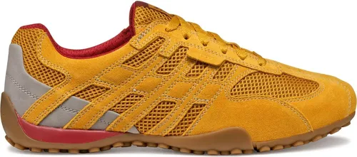 Geox Herren U Snake ORIGINAL A Sneaker, Ochre, 41 EU - Herren-Sneaker mit stoßgedämpfter Sohle, ideal für hohen Komfort und eine leichte Trageerfahrung.
