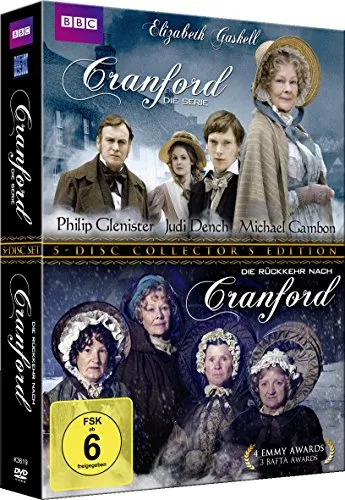 Elizabeth Gaskell's Cranford - Gesamtedition im 5 Disc Set - Fesselnde Verfilmung der Klassiker, ideal für die ganze Familie, freigegeben ab 6 Jahren.