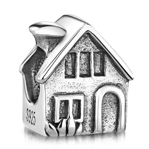 Materia Charms Anhänger Haus - Silber Beads 925 für Armbänder 689