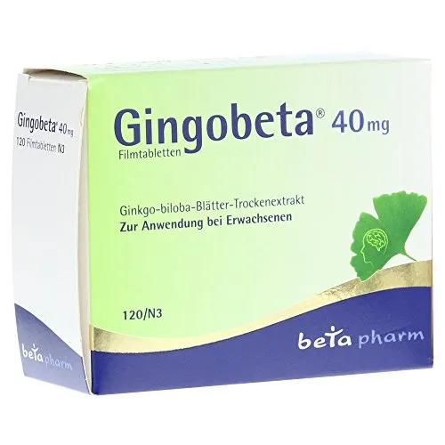 Gingobeta 40 mg Filmtabletten, 120 St