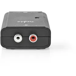 Nedis Digital Audio Converter - 1-Weg - Audio- / Video- / Dateneingänge: 2x RCA Male - Audio- / Video- / Datenausgänge: 1x S/PDIF (RCA) Female / ... - Schwarz
