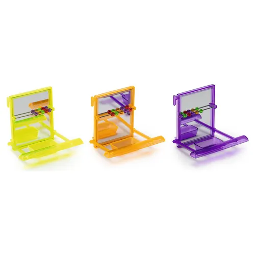 Beeztees Vogelspielzeug Schminktisch 7x9 cm für Sittiche - bunt & toll!