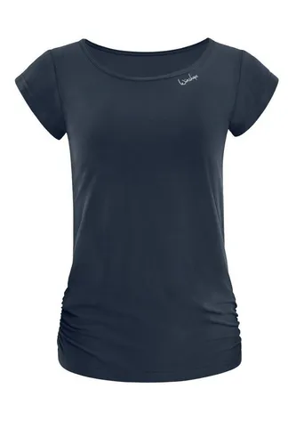 Winshape Damen Functional Kurzarmshirt Aet130ls, Ultra Style T-Shirt, Anthrazit, XL EU - Sportliches Shirt mit figurfreundlichem Schnitt und seitlichen Raffungen, ideal für Fitness, Pilates und Yoga. Der ultra weiche Funktionsstoff bietet Temperaturregulierung und uneingeschränkte Bewegungsfreiheit.