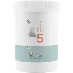 Biochemie Pflüger 5 Kalium phosphoricum D6 Tabletten - Arzneimittel zur Unterstützung von Nerven und Psyche, fördert ein ausgeglichenes Leben und hilft bei Stressbewältigung.