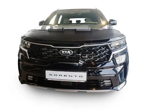 Auto Bra für KIA Sorento MQ4 (2020-2023) - Steinschlagschutz - Schützen Sie die Motorhaube Ihres KIA Sorento mit diesem stylischen Haubenbra aus robustem Kunstleder. Ideal für Tuning und Pflege, sorgt er für ein makelloses Erscheinungsbild.