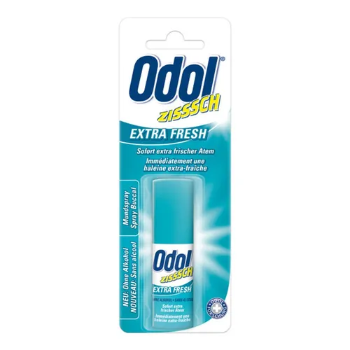 ODOL Mundspray Extra frisch 15 ml - Mundspülungen mit extra Portion Minzölen, bekämpft schlechten Atem und sorgt für anhaltend frischen Atem!