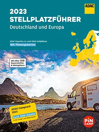 Produktbild ADAC Stellplatzführer 2023 Deutschland und Europa