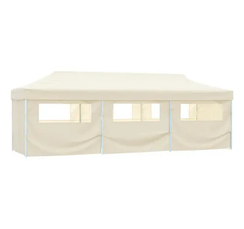 furnicato Faltbares Partyzelt 870x291x315 cm Creme