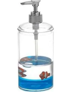 Gedy Dosa Sapone Liquido PUMP_DISPENSER, Transparent, 300 ml