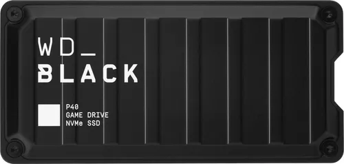 WD_BLACK™ P40 Game Drive SSD 500 GB - Externe Festplatte mit 2000 MB/s Lesegeschwindigkeit, stoßfest und ideal für Gamer, die ihre Spielebibliothek mobil und sicher mitnehmen möchten.