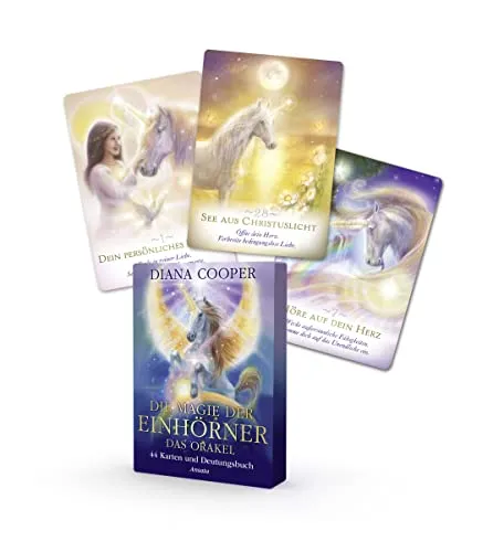 Die Magie der Einhörner - Das Orakel | Box | Deutsch (2022) - Esoterik & Spiritualität: 44 Orakelkarten und ein Deutungsbuch mit 160 Seiten für tiefgehende Einsichten und spirituelle Begleitung.