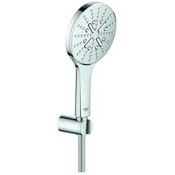 Grohe Rainshower Handbrause 26581000 - Chrom mit 3 Strahlarten - Brausegarnituren mit EcoJoy-Technologie für einen sparsamen Wasserverbrauch von 9,5 l/min und DreamSpray für gleichmäßigen Wasserfluss. Perfekt für ein entspannendes Duscherlebnis.