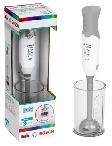 Bosch Blender mit Behälter in Silber - Praktischer Blender für vielfältige Zubereitungen, leicht und kompakt für den täglichen Einsatz.