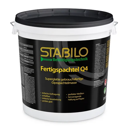 Fertigspachtel Spachtelmasse Glättspachtel Fugenspachtel Spachtel weiß 20 kg