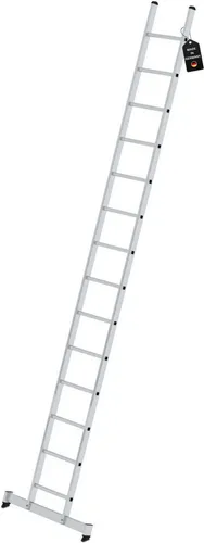 PROREGAL Sprossen-Anlegeleiter mit nivello®-Traverse 14-Sprossen