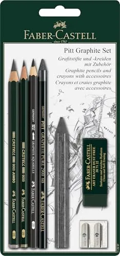 FABER-CASTELL 112997 - Pitt Graphite Set mit Zubehör