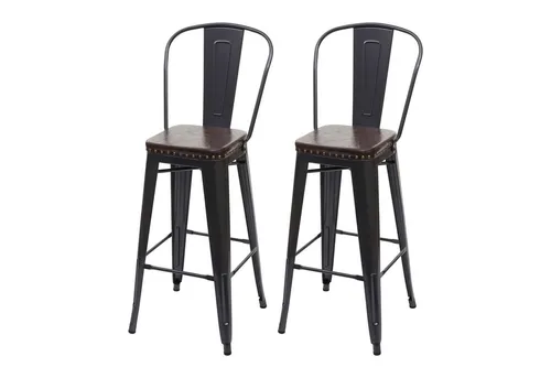 Proregal Barhocker Braun – Stapelbar & Modern