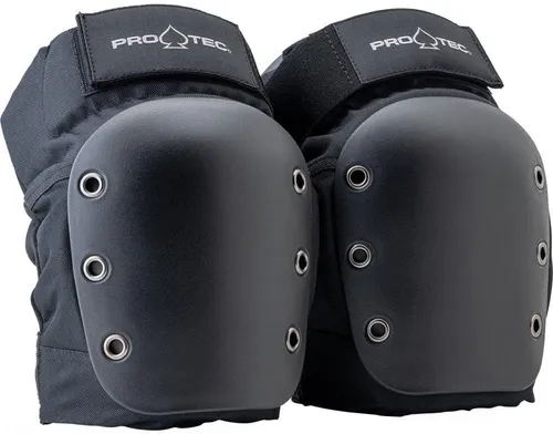 Pro-Tec Sportprotektoren Treet Knee Pad Open Back 1938 - Schwarz - Hochwertige Knieschoner für Skateboarding, idealer Schutz und Komfort für unisex Erwachsene. Perfekt für aktive Nutzung und vielseitige Sportarten.