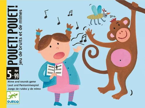 Djeco Kartenspiel Pouet Pouet (Pantomime)