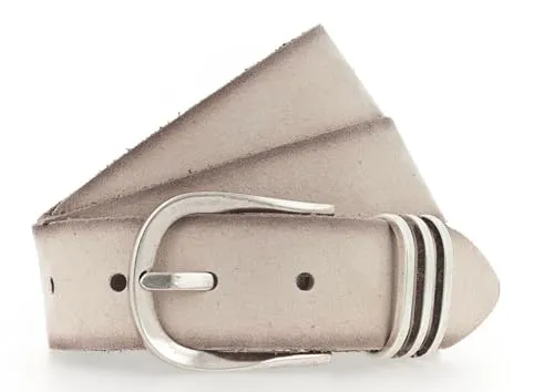 Tamaris Gürtel Essential Classics TB0009L02 - Damen Velour-Gürtel in 35 mm, aus nachhaltig zertifiziertem Rindleder mit femininen Airbrushkanten für einen casual Look.