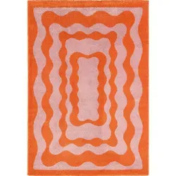 Nazar Rugs Groovy Teppich Orange 120x160 cm in orange von Nazar Rugs