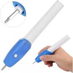 Gravierstift Elektrisch - Vielseitiger Gravierschreiber für kreative Projekte - Sonstige Schreibgeräte: Praktischer, kabelloser Gravierstift für präzises Gravieren auf Glas, Holz, Metall und Keramik. Ideal für Geschenke und persönliche Markierungen.