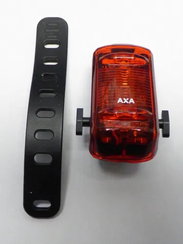 AXA LED Akku-Rücklicht DWN Signal schwarz - Fahrradbeleuchtung mit USB-C Aufladung, integrierter Bremslichtfunktion und flexibler Montage für maximale Sicherheit und Sichtbarkeit beim Radfahren.