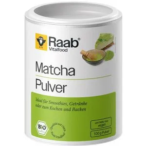 Raab-Vitalfood Tee Matcha, BIO, Grüntee Pulver, 100 g